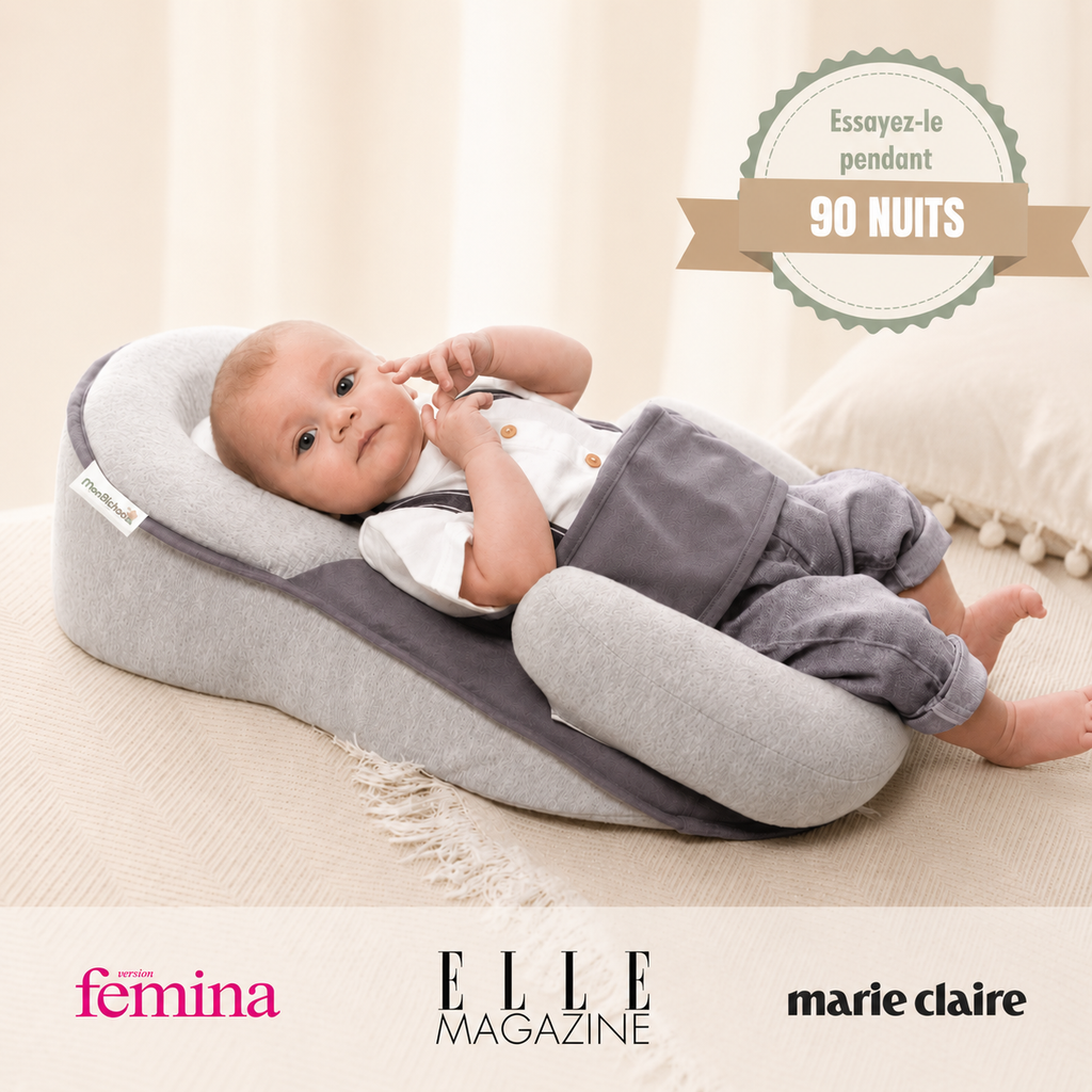 MonBichou™ | Lit bébé anti-reflux ergonomique