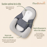 MonBichou™ | Lit bébé anti-reflux ergonomique